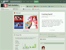 Tablet Screenshot of dark-nyotalia.deviantart.com