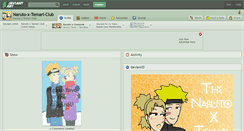 Desktop Screenshot of naruto-x-temari-club.deviantart.com