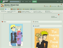 Tablet Screenshot of naruto-x-temari-club.deviantart.com