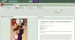 Desktop Screenshot of mintchocoroco.deviantart.com