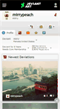 Mobile Screenshot of mirrypeach.deviantart.com