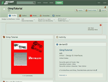 Tablet Screenshot of gimptutorial.deviantart.com