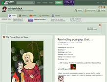 Tablet Screenshot of luthien-black.deviantart.com