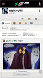 Mobile Screenshot of nightwolf8.deviantart.com
