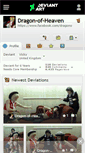 Mobile Screenshot of dragon-of-heaven.deviantart.com