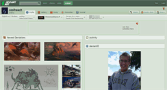 Desktop Screenshot of coolhead1.deviantart.com