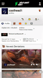 Mobile Screenshot of coolhead1.deviantart.com