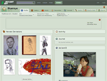 Tablet Screenshot of bluereye.deviantart.com