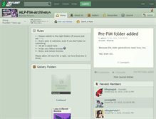 Tablet Screenshot of mlp-fim-archives.deviantart.com