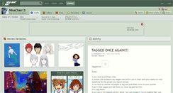 Desktop Screenshot of ninachan13.deviantart.com