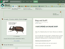 Tablet Screenshot of kborart.deviantart.com