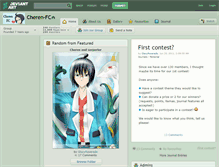 Tablet Screenshot of cheren-fc.deviantart.com