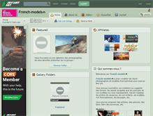 Tablet Screenshot of french-models.deviantart.com