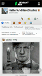 Mobile Screenshot of hatterandharestudios.deviantart.com