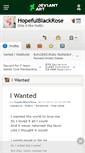 Mobile Screenshot of hopefulblackrose.deviantart.com