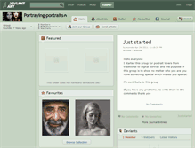 Tablet Screenshot of portraying-portraits.deviantart.com