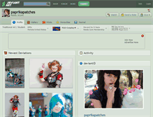 Tablet Screenshot of paprikapatches.deviantart.com
