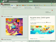 Tablet Screenshot of maksim2d.deviantart.com