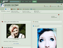 Tablet Screenshot of porcelain-rose-megan.deviantart.com