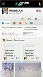 Mobile Screenshot of minamijun.deviantart.com