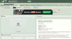 Desktop Screenshot of melodymidnightsl.deviantart.com