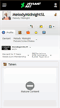Mobile Screenshot of melodymidnightsl.deviantart.com
