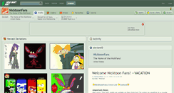 Desktop Screenshot of nicktoonfans.deviantart.com