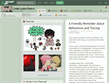 Tablet Screenshot of code-lyoko-fans.deviantart.com