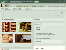 Tablet Screenshot of nathss.deviantart.com