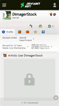 Mobile Screenshot of dimagerstock.deviantart.com