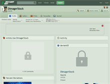 Tablet Screenshot of dimagerstock.deviantart.com