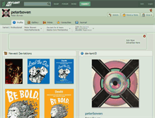 Tablet Screenshot of peterbowen.deviantart.com