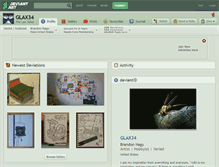 Tablet Screenshot of glax34.deviantart.com