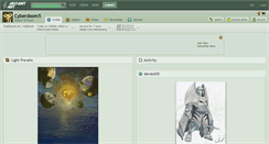 Desktop Screenshot of cyberdoom5.deviantart.com