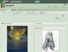 Tablet Screenshot of cyberdoom5.deviantart.com