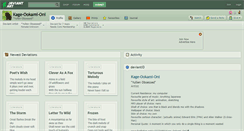 Desktop Screenshot of kage-ookami-oni.deviantart.com