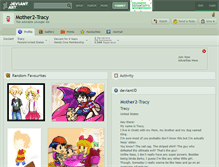 Tablet Screenshot of mother2-tracy.deviantart.com