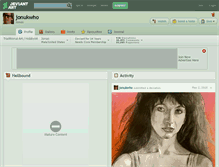 Tablet Screenshot of jonukwho.deviantart.com
