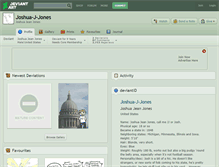 Tablet Screenshot of joshua-j-jones.deviantart.com