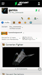Mobile Screenshot of gamios.deviantart.com