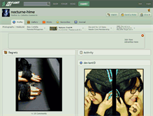 Tablet Screenshot of nocturne-hime.deviantart.com