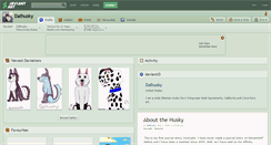 Desktop Screenshot of dalhusky.deviantart.com