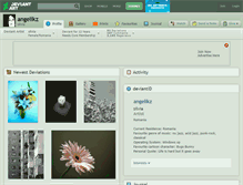 Tablet Screenshot of angelikz.deviantart.com