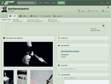Tablet Screenshot of aberkaneoussama.deviantart.com