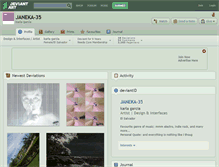 Tablet Screenshot of janeka-35.deviantart.com