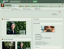 Tablet Screenshot of hulabaloo.deviantart.com