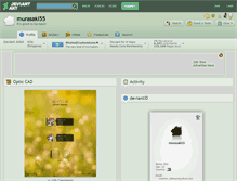 Tablet Screenshot of murasaki55.deviantart.com