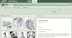 Desktop Screenshot of mouzly.deviantart.com
