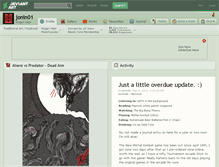 Tablet Screenshot of jonin01.deviantart.com
