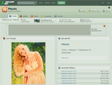 Tablet Screenshot of pmucks.deviantart.com